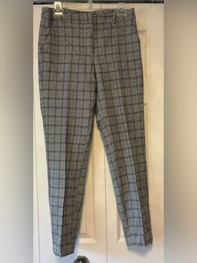 Vero Moda Gray Plaid Dress Pants
